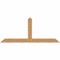 Ekena Millwork Portland Timber Gable Bracket, Western Red Cedar, 84"W x 35"H x 3 1/2"D x 5 1/2"F, 10/12 Pitch GBW084X35X0406POR00SWR - alternate 1